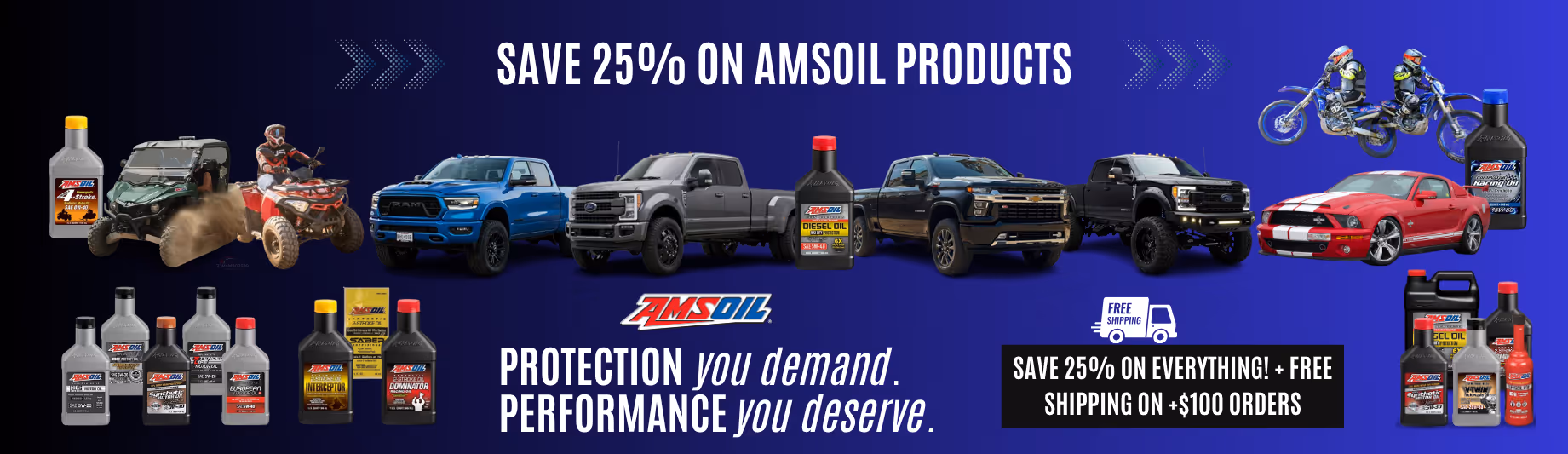 AMSOIL - Save up to 25% as a Preferred Customer